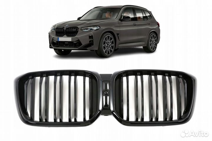 Решетка радиатора (ноздри) BMW X3 G01 X4 G02 2021