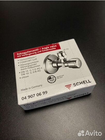 Угловой вентиль Schell Comfort