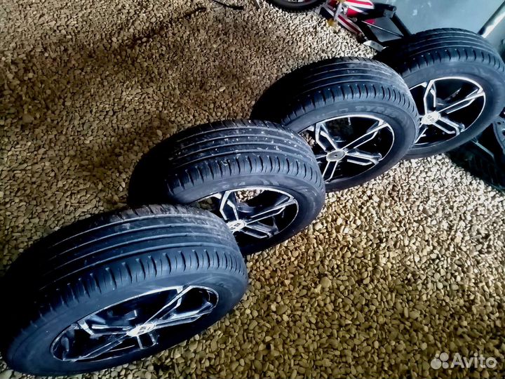 Колеса 4шт. Литые диски+Nokian Лето 175/65R14
