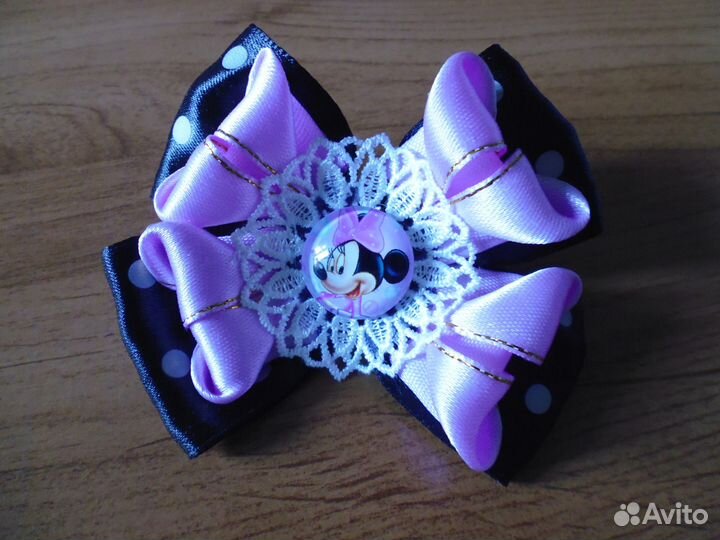 Резинки для волос из атласных лент