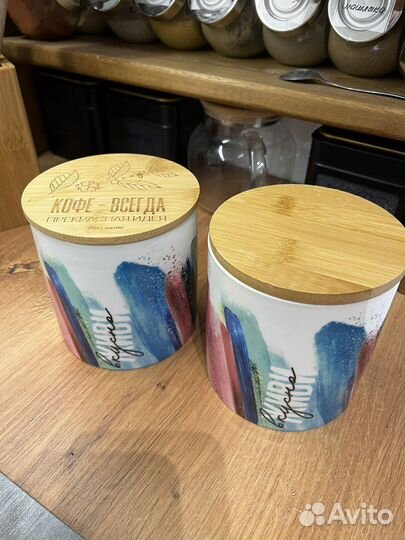 Керамические банки для сыпучих продуктов