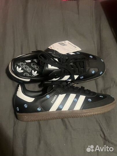 Adidas samba с цветочками