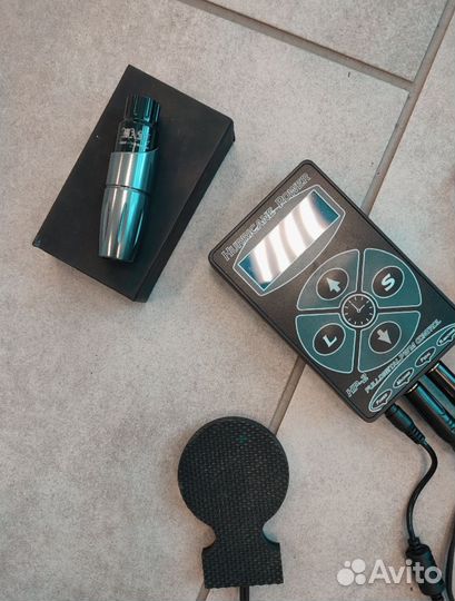 Тату машинка mast, блок, педаль