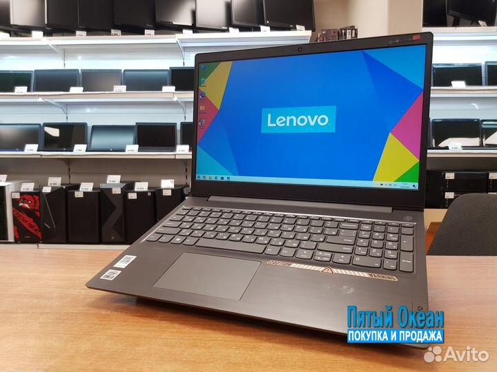 Ноутбук Lenovo FHD, Core i3 10110U, RAM 8Gb, SSD