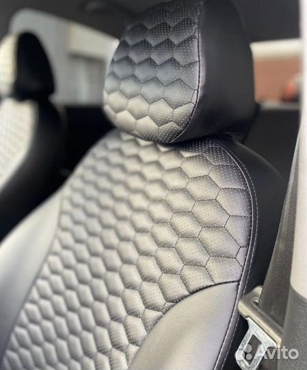 Чехлы Chevrolet Cruze Экокожа Соты