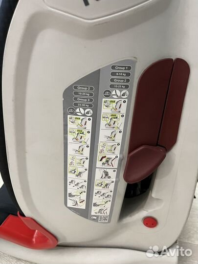 Детское автокресло 9 до 36 кг britax romer isofix