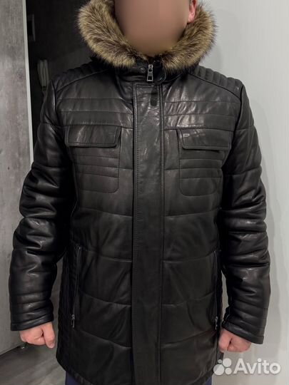 Кожаная куртка мужская