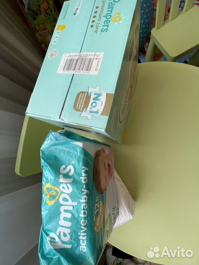 Памперсы детские 2 и 4