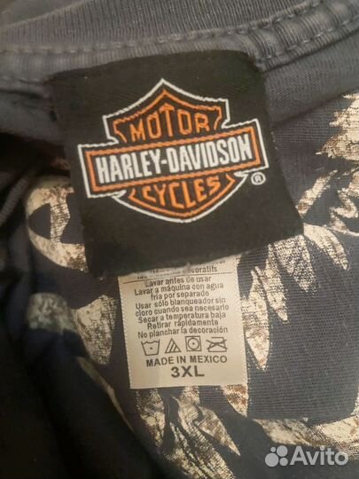 Y2K vintage harley davidson футболка