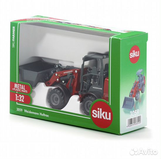 Siku 3059 Трактор Weidemann садовый