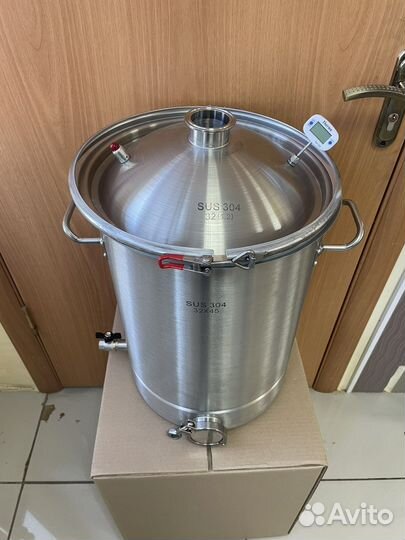 Кастрюля 36л Люкс 2*