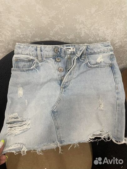 Юбка джинсовая