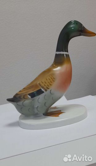 Фарфоровая фигурка утка/ селезень ГДР