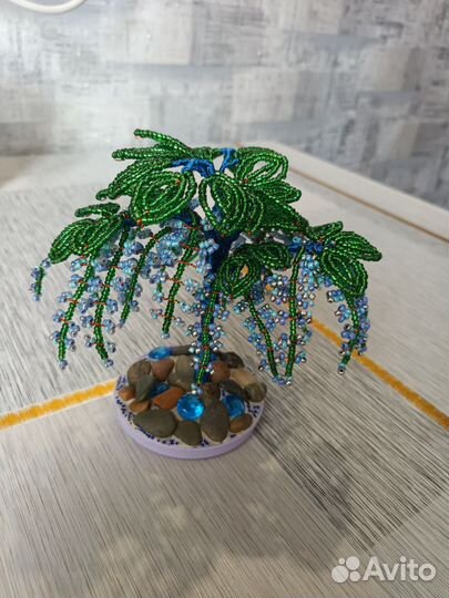 Глициния из бисера