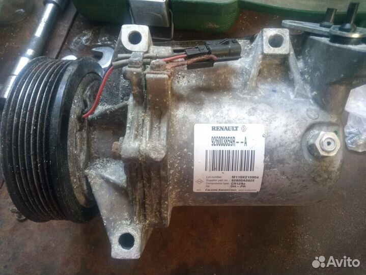 Компрессор кондиционера на renault duster
