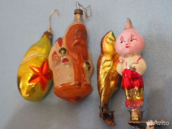 Елочные Новогодние игрушки СССР советские