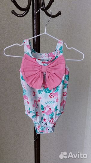 Купальник и туника для девочки 68 см