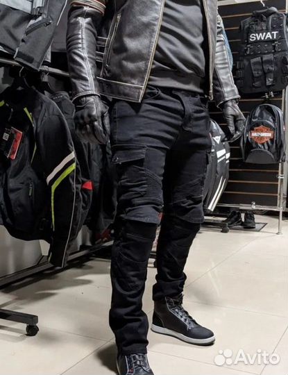 Мото джинсы мото кевлар штаны экипировка