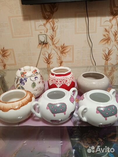 Сахарницы, солонки