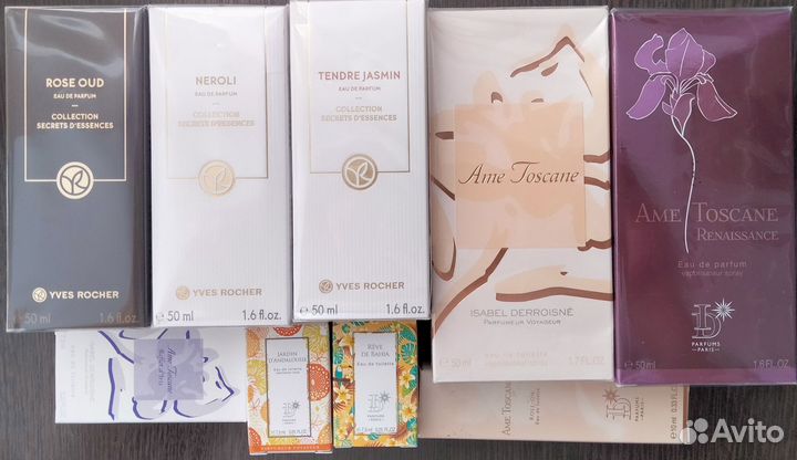 Снятости парфюмов Ив Роше и Пьер Рикко новые слюда