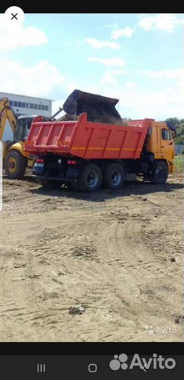 Доставка песок щебень гравий чернозем гвс