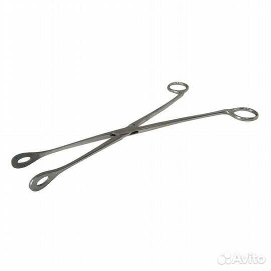 Щипцы для удаления плод.яйца, прямые, с шир.губок