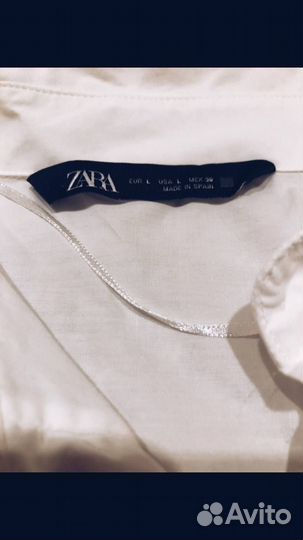 Рубашка белая Zara