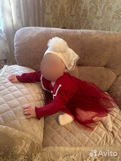 Платье для девочки праздничное 86 92