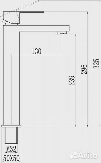 Смеситель для раковины Savol s-sus2003h Черный