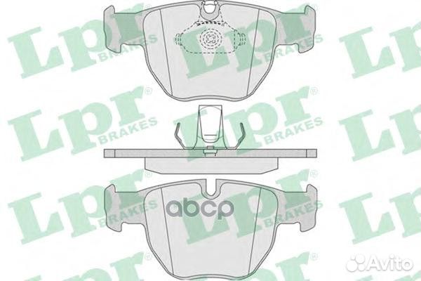 Колодки тормозные land rover range rover III 02