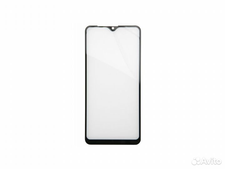 Стекло для Samsung Galaxy A20S Full Glue 2D (черны