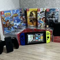 Прошитый Nintendo Switch 300Gb+Любые Игры