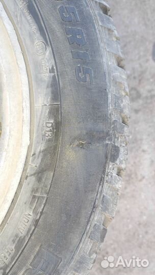 Шины зима шипы на литье r15 205/65 стояли на Ипсум