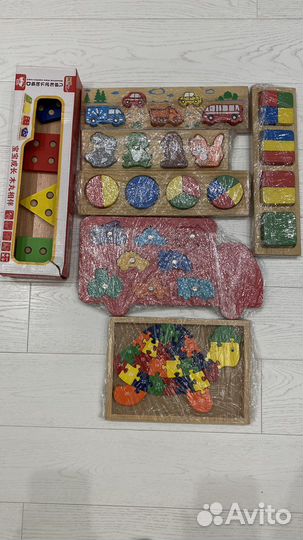 Развивающие деревянные игрушки