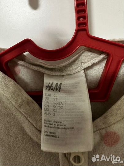 Флисовый комбинезон H&M р.92