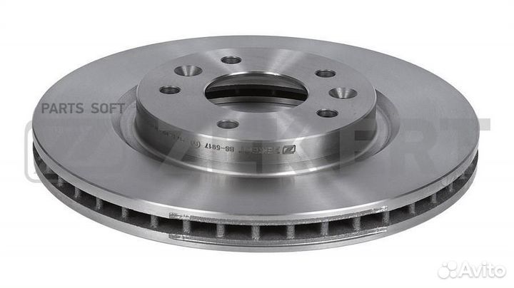 Диск торм. перед. Nissan Qashqai (J11) 13- X-trail (T32) 14- zekkert BS5917