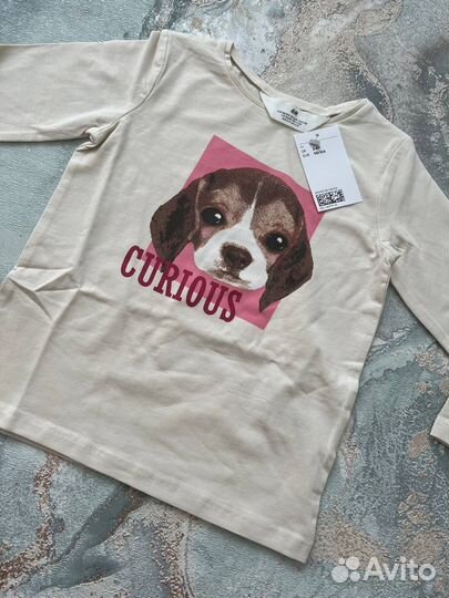 Лонгслив H&M. Оригинал. 2-8 лет