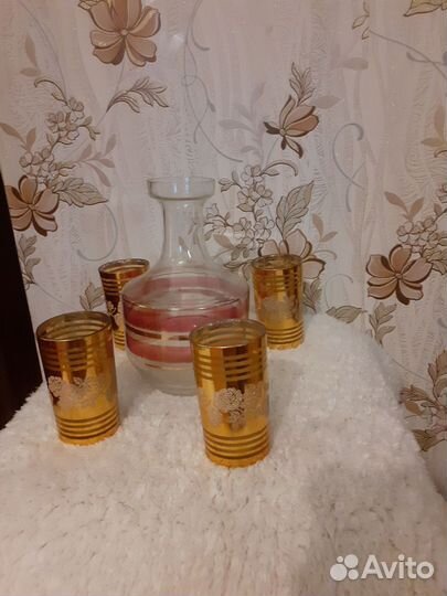 Стаканы СССР и графин