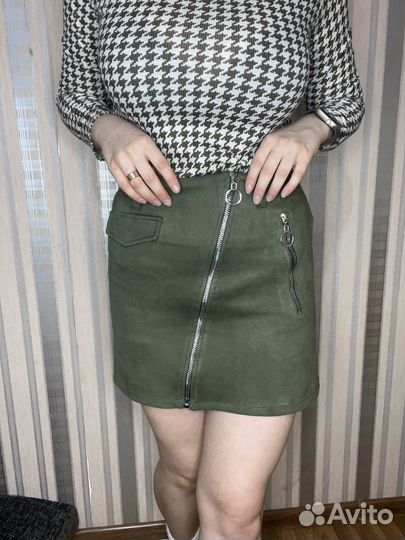 Юбка под замшу