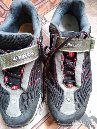 Велотуфли мтб Pearl Izumi + шипы