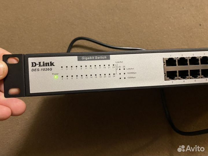 Коммутатор D-Link Gigabit Switch DES-1026G 26 x RJ