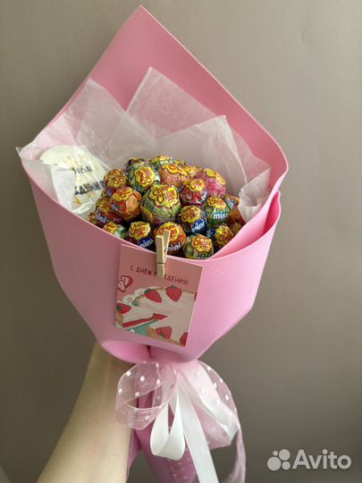 Букет из чупа - чупсов