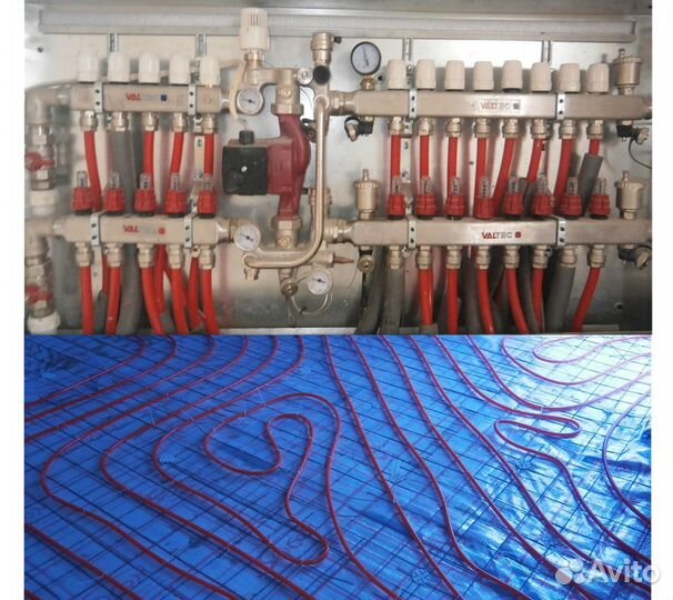 Сантехработы, отопление, теплый пол