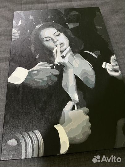 Картины по номерам раскрашенная