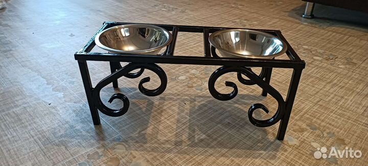 Подставка для мисок+миски