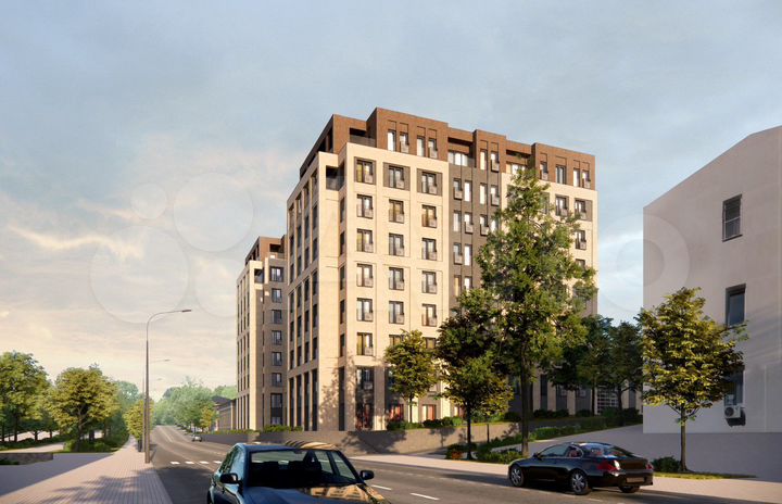 2-к. квартира, 113,8 м², 6/9 эт.