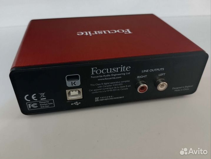 Focusrite Scarlett Solo 2nd Gen
