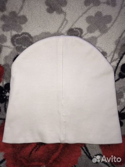 Шапка детская двухслойная хлопковая 1-2 года