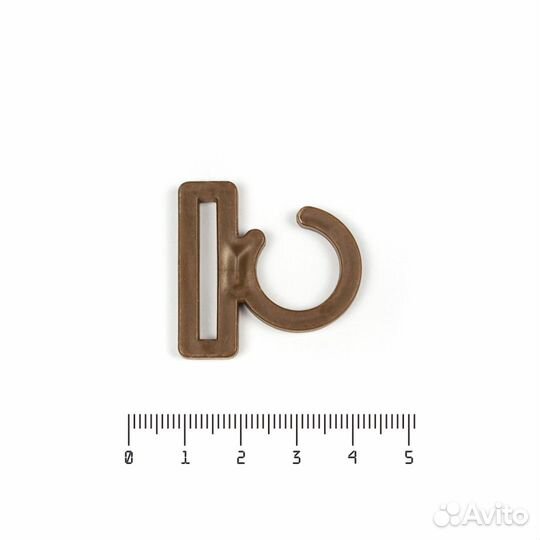 Крючок для подголовника пластиковый 25 мм, темно-к