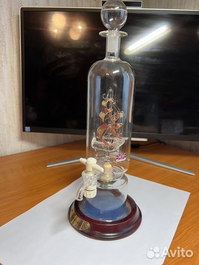 Корабль в бутылке pinta 1492 May Flower Glass